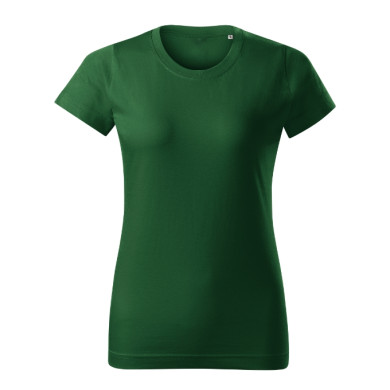 Tee-shirt femme Basic Free F34 - vert bouteille
