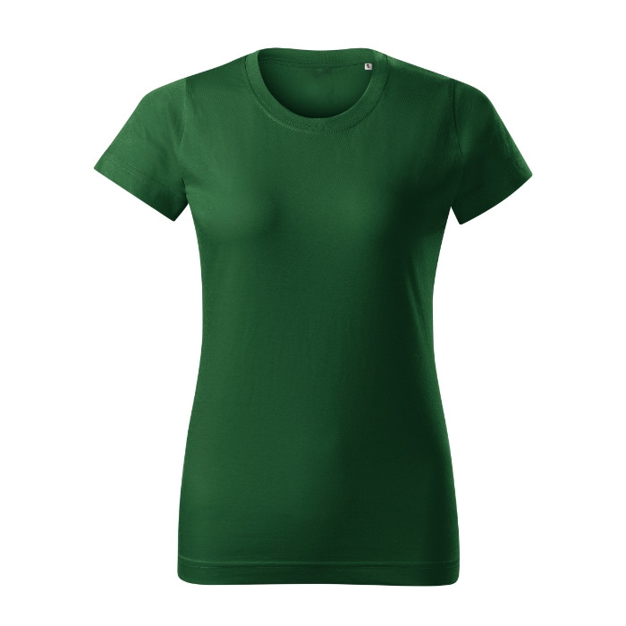 Tee-shirt femme Basic Free F34 - vert bouteille