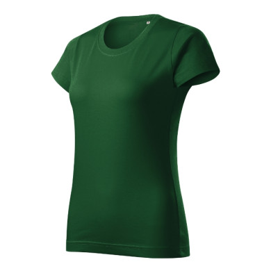 Tee-shirt femme Basic Free F34 - vert bouteille