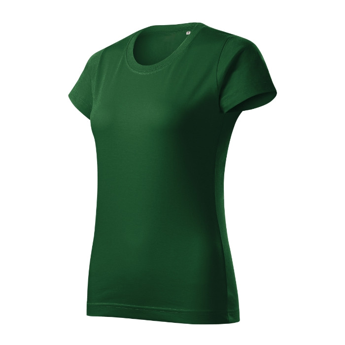 Tee-shirt femme Basic Free F34 - vert bouteille