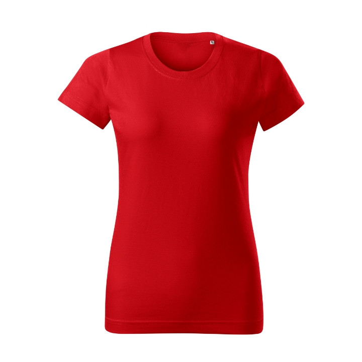 Tee-shirt femme Basic Free F34 - rouge