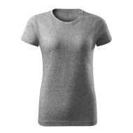 Tee-shirt femme Basic Free F34 - gris chiné foncé