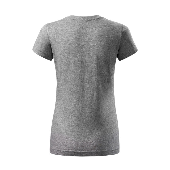 Tee-shirt femme Basic Free F34 - gris chiné foncé