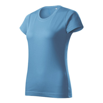 Tee-shirt femme Basic Free F34 - bleu azur