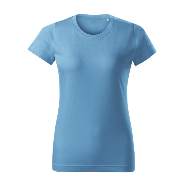 Tee-shirt femme Basic Free F34 - bleu azur