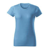 Tee-shirt femme Basic Free F34 - bleu azur