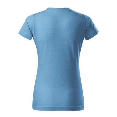 Tee-shirt femme Basic Free F34 - bleu azur
