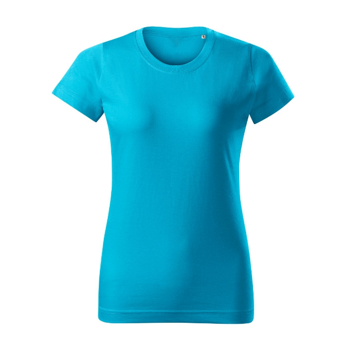 Tee-shirt femme Basic Free F34 - turquoise
