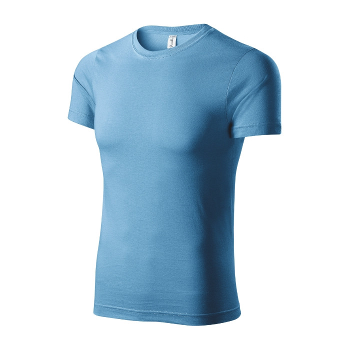 Tee-shirt unisex Paint P73 - bleu azur