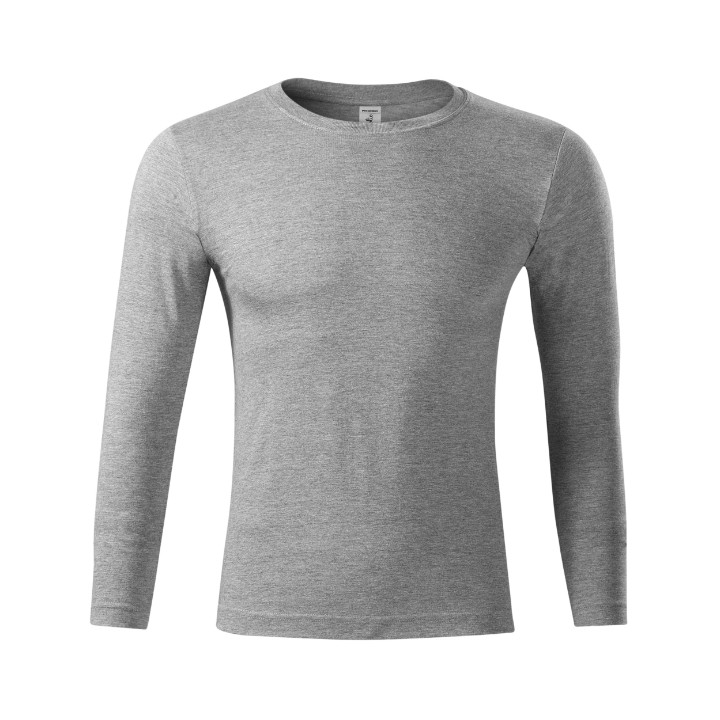 Tee-shirt unisex Progress LS P75 - gris chiné foncé