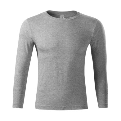 Tee-shirt unisex Progress LS P75 - gris chiné foncé