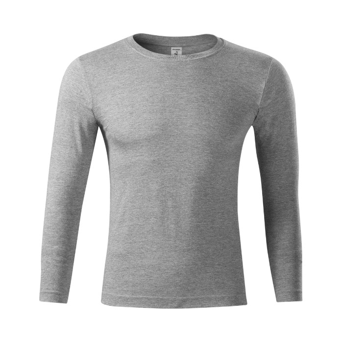 Tee-shirt unisex Progress LS P75 - gris chiné foncé