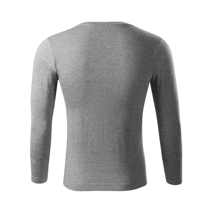 Tee-shirt unisex Progress LS P75 - gris chiné foncé