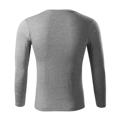Tee-shirt unisex Progress LS P75 - gris chiné foncé