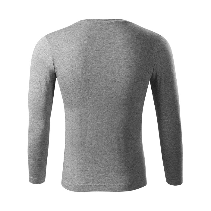 Tee-shirt unisex Progress LS P75 - gris chiné foncé