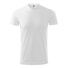 Tee-shirt unisex Heavy V-neck 111 - blanc