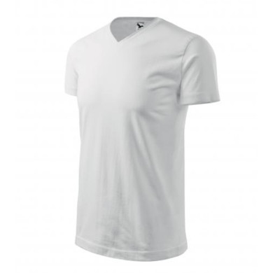 Tee-shirt unisex Heavy V-neck 111 - blanc