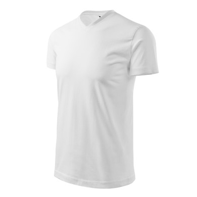 Tee-shirt unisex Heavy V-neck 111 - blanc