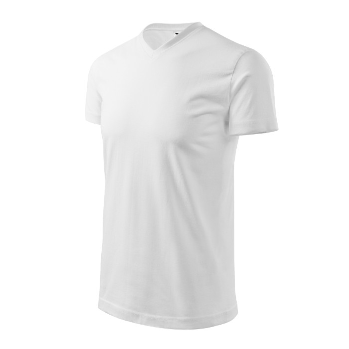 Tee-shirt unisex Heavy V-neck 111 - blanc