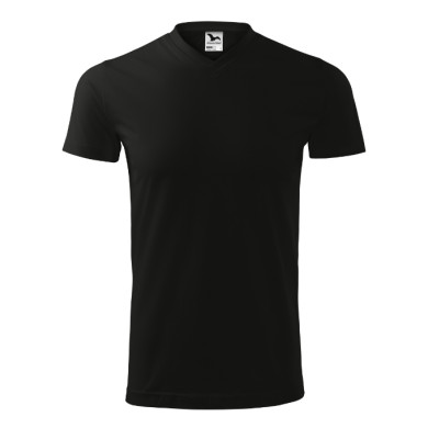 Tee-shirt unisex Heavy V-neck 111 - noir
