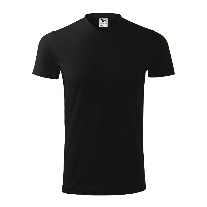 Tee-shirt unisex Heavy V-neck 111 - noir