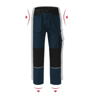 Pantalon de travail homme Woody W01 - bleu marine