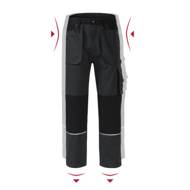 Pantalon de travail homme Woody W01 - ebony gray