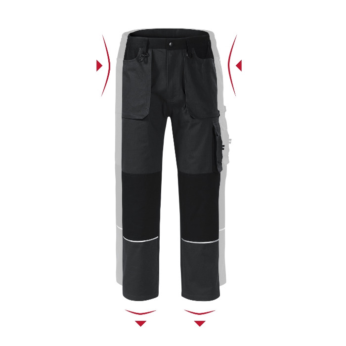 Pantalon de travail homme Woody W01 - ebony gray