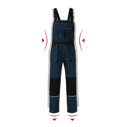 Cottes à brettelle homme Woody W02 - bleu marine