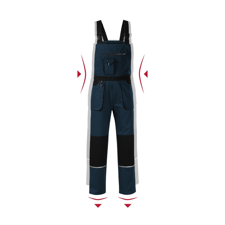 Cottes à brettelle homme Woody W02 - bleu marine