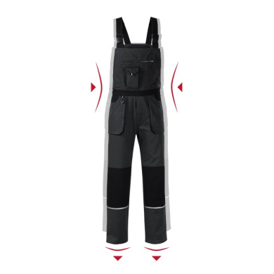 Cottes à brettelle homme Woody W02 - ebony gray