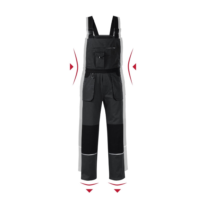 Cottes à brettelle homme Woody W02 - ebony gray
