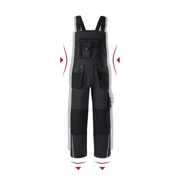 Cottes à brettelle homme Ranger W04 - ebony gray