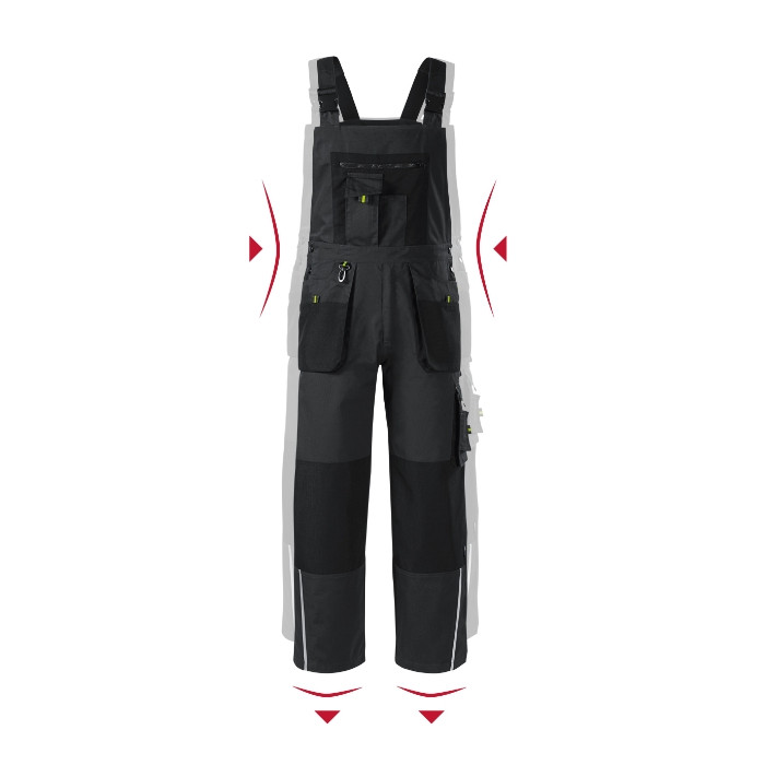 Cottes à brettelle homme Ranger W04 - ebony gray