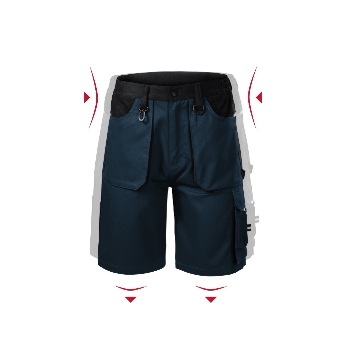 Short de travail homme Woody W05 - bleu marine