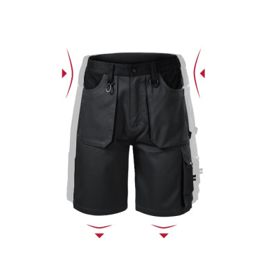 Short de travail homme Woody W05 - ebony gray