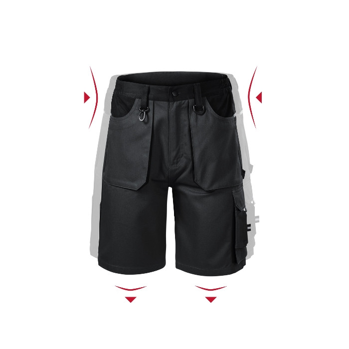 Short de travail homme Woody W05 - ebony gray