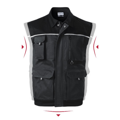 Gilet de travail homme Woody W52 - ebony gray