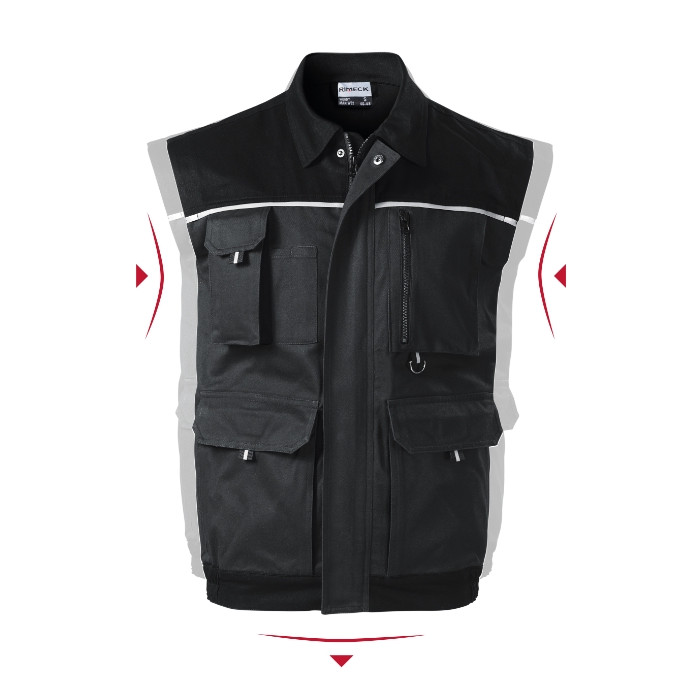 Gilet de travail homme Woody W52 - ebony gray