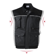 Gilet de travail homme Woody W52 - ebony gray
