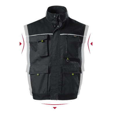 Gilet de travail homme Ranger W54 - ebony gray