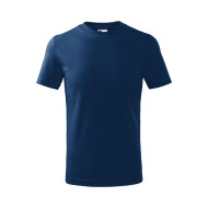 Tee-shirt enfant Basic 138 - bleu nuit