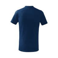 Tee-shirt enfant Basic 138 - bleu nuit