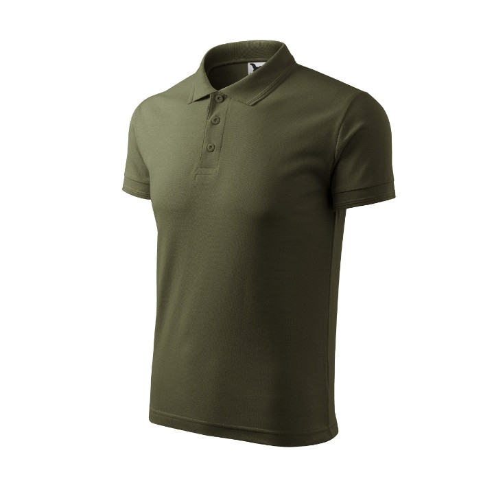 Polo homme Pique Polo 203 - military