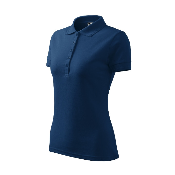 Polo femme Pique Polo 210 - bleu nuit