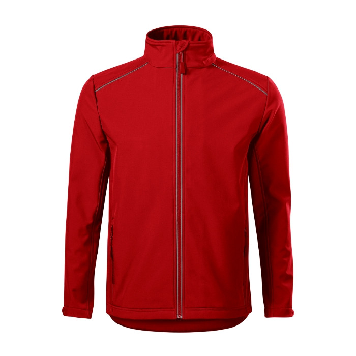 Blouson softshell homme Valley 536 - rouge