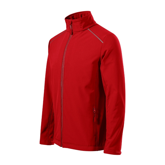Blouson softshell homme Valley 536 - rouge
