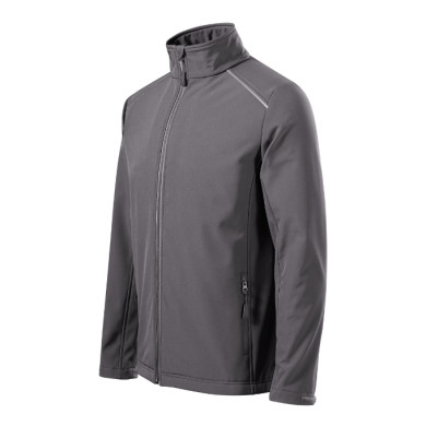Blouson softshell homme Valley 536 - gris acier