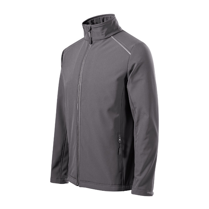 Blouson softshell homme Valley 536 - gris acier