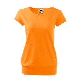 Tee-shirt femme City 120 - mandarine